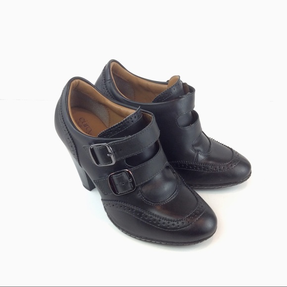 Euro Soft  Double Monk Strap Brogue Heels - Picture 2 of 8